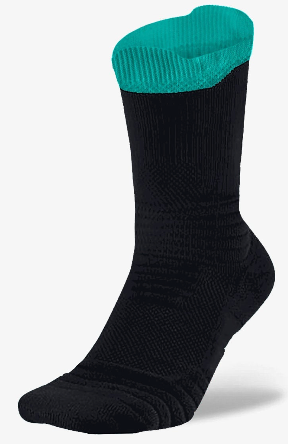 iathletic Elite Performance Socks - Black/Teal