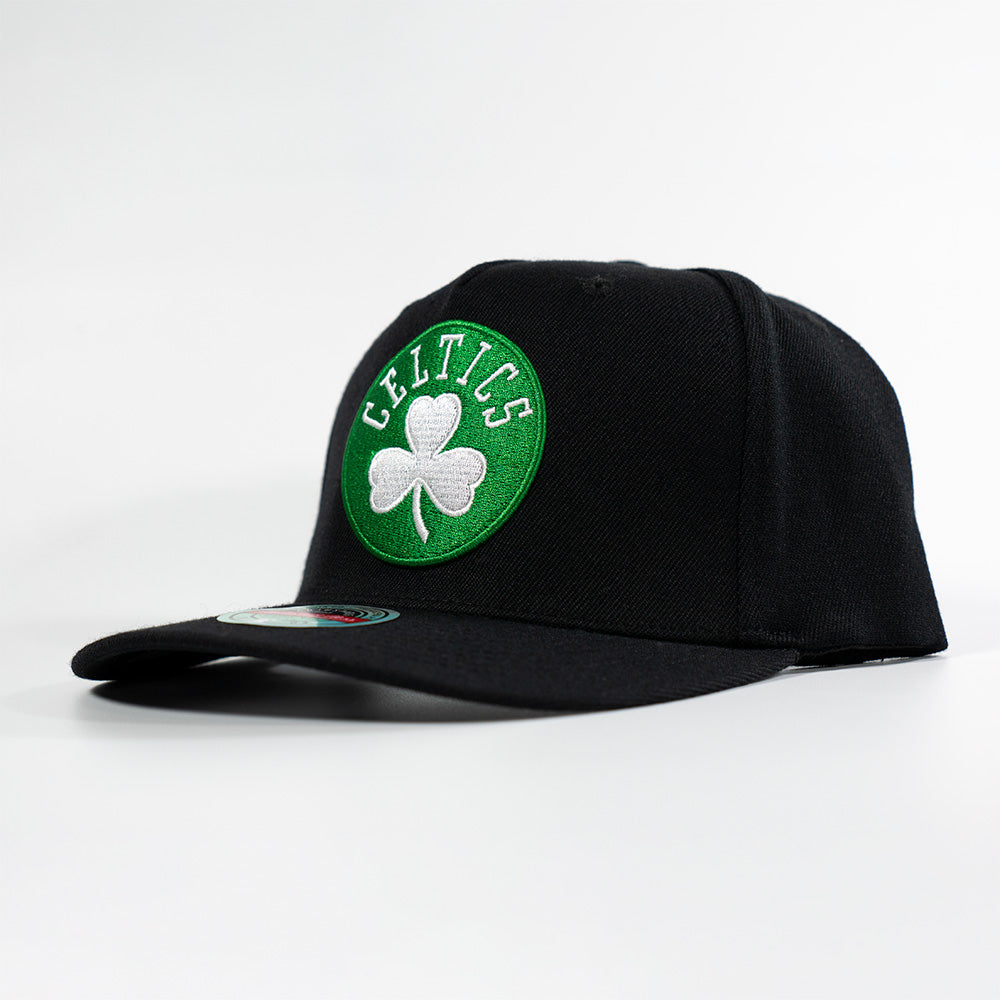 CELTICS BLACK/GREEN LOGO PINCH 110 SNAPBACK