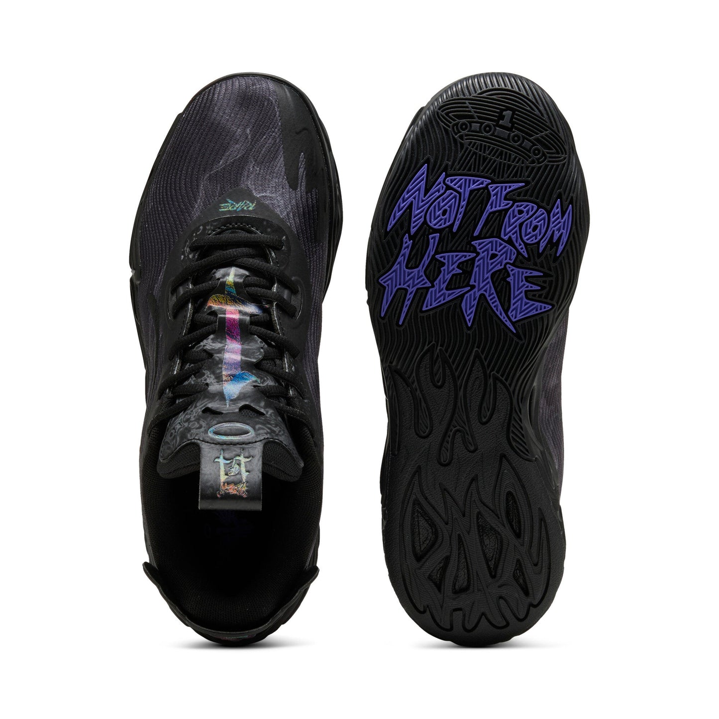 Puma MB.04 Lo Lamelo Ball Black-Dark Amethyst Grey
