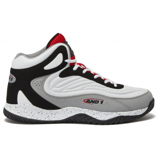 And1 Pulse 3.0 Junior - White/Alloy/Black