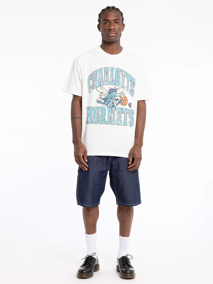 Mitchell & Ness Charlotte Hornets Vintage HWC Ivy Arch Colour Tee