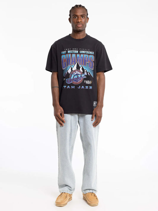 Mitchell & Ness Utah Jazz 1997 Conference Champ Tee