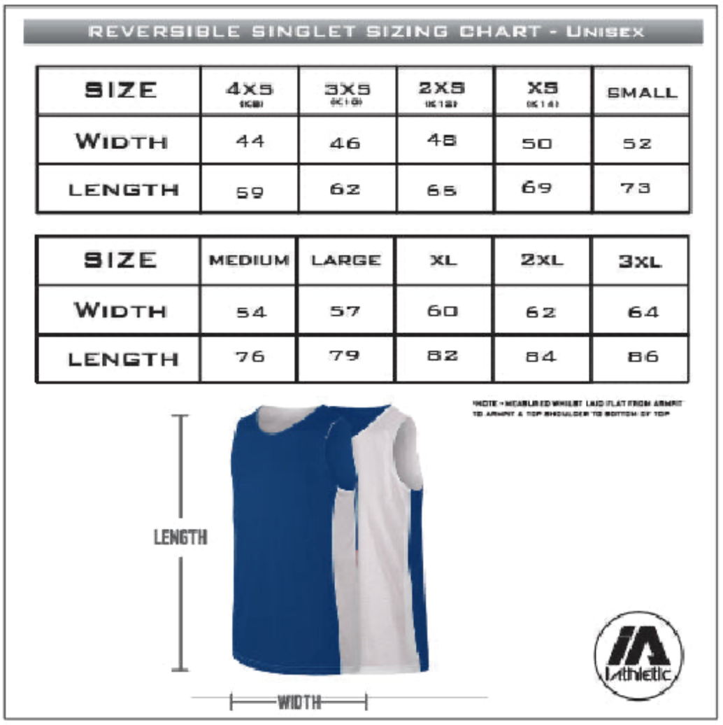 iathletic Training Reversible Singlet - Navy/White