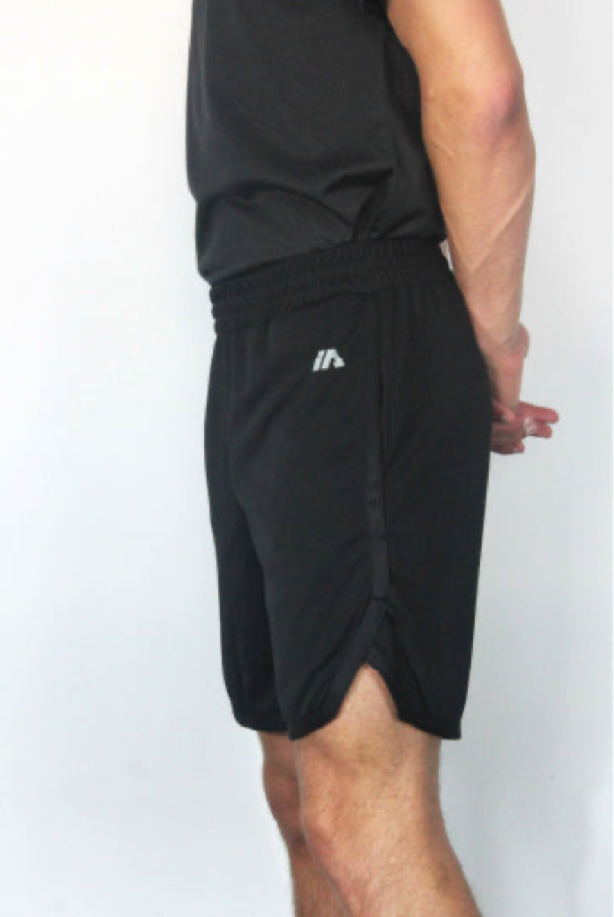 iathletic Casual Pocket Shorts Mens - Black/Black