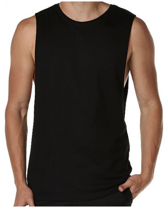 iAthletic Cotton Tank - Black