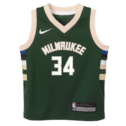 Milwaukee Bucks Kids Swingman Antetokounmpo Icon Jersey