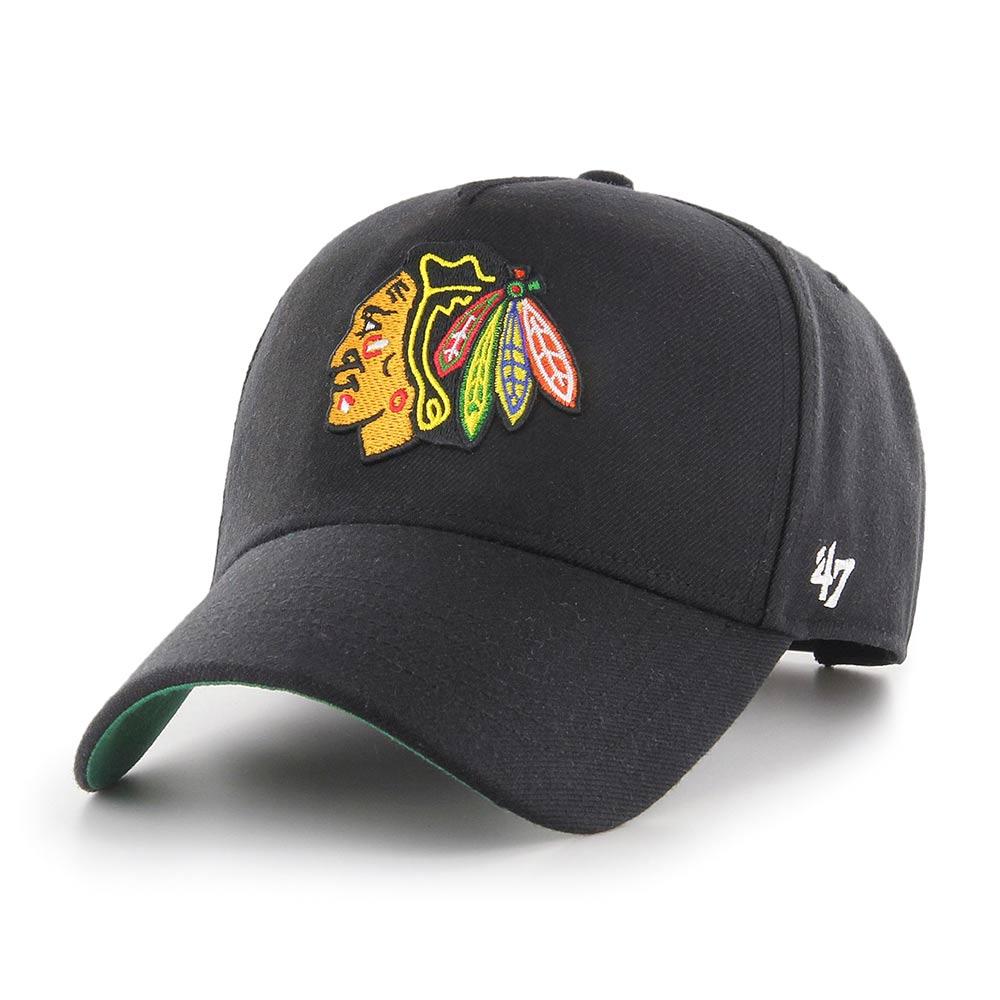 Chicago Blackhawks Black Replica '47 MVP DT Snapback