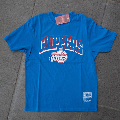 L.A. CLIPPERS VINTAGE KEYLINE LOGO TEE
